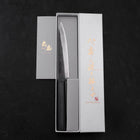 Petty Blue Steel #1 Edelstahlummantelung Kurouchi Dunkelblauer Urushi Griff 150mm-[Musashi]-[Japan-Küchenmesser]