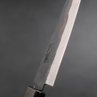 Petty Blue Steel #1 Stainless Clad Kurouchi Black Dark Blue Urushi Handle 150mm (5.9”)-[Musashi]-[Japan-Küchenmesser]