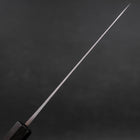 Petty Blue Steel #1 Stainless Clad Kurouchi Black Purple Urushi Handle 150mm (5.9”)-[Musashi]-[Japan-Küchenmesser]