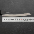 Petty Blue Steel #1 Stainless Clad Kurouchi Buffalo Magnolia Handle 150mm (5.9”)-[Musashi]-[Japan-Küchenmesser]