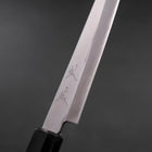 Petty Blue Steel #1 Stainless Clad Polished Buffalo Magnolia Handle 150mm (5.9”)-[Musashi]-[Japan-Küchenmesser]