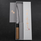 Petty Blue Steel #1 Stainless Clad Polished Buffalo Magnolia Handle 150mm (5.9”)-[Musashi]-[Japan-Küchenmesser]