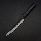 Petty Blue Steel #2 Kurouchi Dark Blue Urushi Handle 150mm (5.9”)-[Musashi]-[Japan-Küchenmesser]
