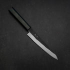 Petty Blue Steel #2 Kurouchi Dark Blue Urushi Handle 150mm (5.9”)-[Musashi]-[Japan-Küchenmesser]