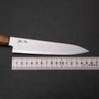 Petty Blue Steel #2 Poliert Olivenholz Griff 150mm-[Musashi]-[Japan-Küchenmesser]