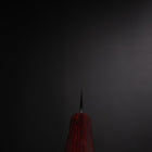 Petty Blue Super Nashiji Red Western Handle 150mm-[Musashi]-[Japanese-Kitchen-Knives]