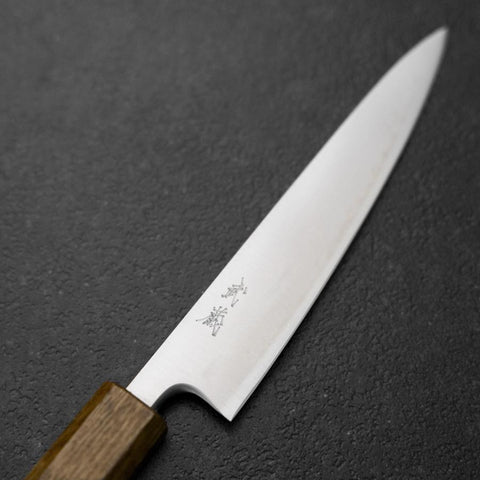 Petty Blue Super Poliert Yaki Urushi Griff 135mm-[Musashi]-[Japan-Küchenmesser]