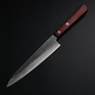 Petty Blue Super Tsuchime Roter Westlicher Griff 150mm-[Musashi]-[Japan-Küchenmesser]
