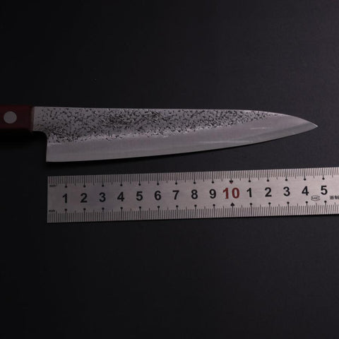 Petty Blue Super Tsuchime Roter Westlicher Griff 150mm-[Musashi]-[Japan-Küchenmesser]