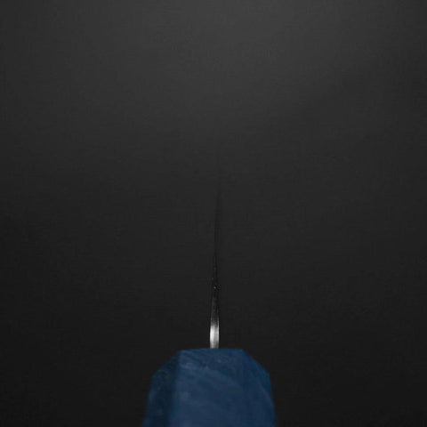 Petty Chromax Poliert Blauer Urushi Griff 150mm-[Musashi]-[Japan-Küchenmesser]