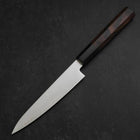 Petty Chromax Poliert Büffelhorn und Ebenholz Griff 150mm-[Musashi]-[Japan-Küchenmesser]