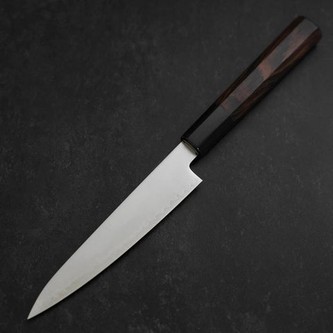 Petty Chromax Poliert Büffelhorn und Ebenholz Griff 150mm-[Musashi]-[Japan-Küchenmesser]