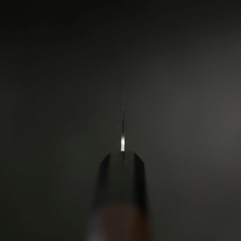 Petty Chromax Poliert Büffelhorn und Ebenholz Griff 150mm-[Musashi]-[Japan-Küchenmesser]