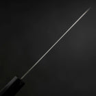 Petty Chromax Poliert Büffelhorn und Ebenholz Griff 150mm-[Musashi]-[Japan-Küchenmesser]