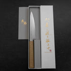 Petty Chromax Polished White Urushi Handle 150mm (5.9”)-[Musashi]-[Japan-Küchenmesser]