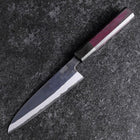 Petty Edelstahlummantelung Blue Steel #2 Kurouchi Lila Urushi Griff 150mm-[Musashi]-[Japan-Küchenmesser]