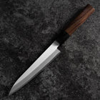 Petty Edelstahlummantelung Blue Super Poliert Rosenholz Griff 150mm-[Musashi]-[Japan-Küchenmesser]