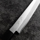 Petty Edelstahlummantelung Blue Super Poliert Rosenholz Griff 150mm-[Musashi]-[Japan-Küchenmesser]