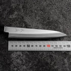 Petty Edelstahlummantelung Blue Super Poliert Rosenholz Griff 150mm-[Musashi]-[Japan-Küchenmesser]