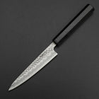 Petty Edelstahlummantelung Blue Super Tsuchime Büffelhorn und Ebenholz Griff 135mm-[Musashi]-[Japan-Küchenmesser]