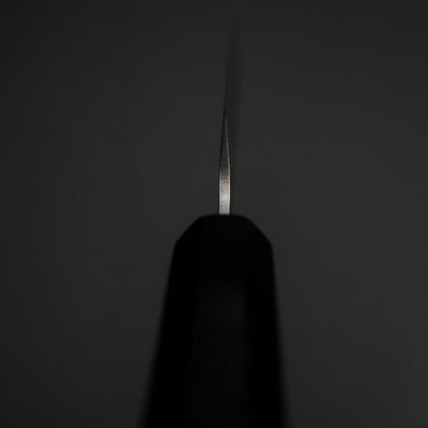 Petty Edelstahlummantelung Blue Super Tsuchime Büffelhorn und Ebenholz Griff 135mm-[Musashi]-[Japan-Küchenmesser]