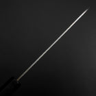 Petty Edelstahlummantelung Blue Super Tsuchime Büffelhorn und Ebenholz Griff 135mm-[Musashi]-[Japan-Küchenmesser]