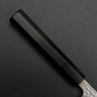 Petty Edelstahlummantelung Blue Super Tsuchime Büffelhorn und Ebenholz Griff 135mm-[Musashi]-[Japan-Küchenmesser]