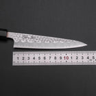 Petty Edelstahlummantelung Blue Super Tsuchime Büffelhorn und Ebenholz Griff 135mm-[Musashi]-[Japan-Küchenmesser]
