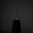 Petty Edelstahlummantelung White Steel #1 Poliert Grüner Urushi Griff 150mm-[Musashi]-[Japan-Küchenmesser]