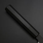 Petty Kobalt Edelstahl HRC62 Kurouchi Damast Büffelhorn und Ebenholz Griff 150mm-[Musashi]-[Japan-Küchenmesser]