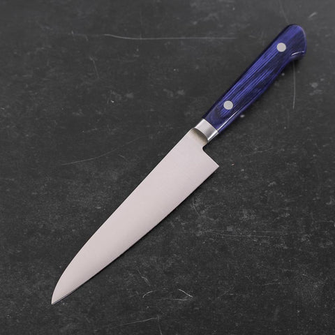 Petty Molybdän Poliert Blauer Westlicher Griff 120mm-[Musashi]-[Japan-Küchenmesser]