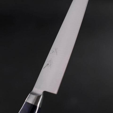 Petty Molybdän Poliert Blauer Westlicher Griff 120mm-[Musashi]-[Japan-Küchenmesser]
