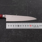 Petty Molybdän Poliert Roter Westlicher Griff 120mm-[Musashi]-[Japan-Küchenmesser]