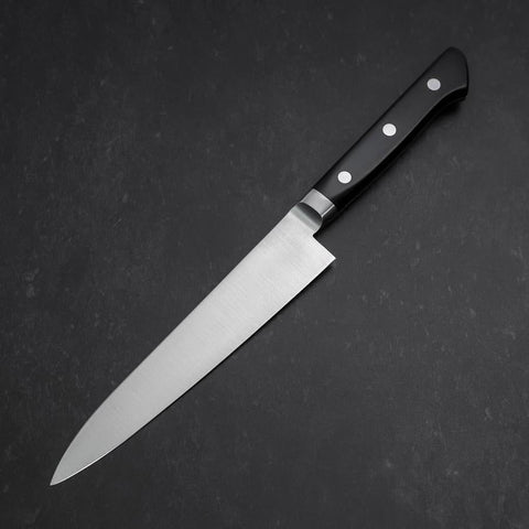 Petty Molybdenum Polished Western Black Handle 150mm-[Musashi]-[Japanese-Kitchen-Knives]