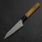 Petty SG-2 Damascus Buffalo Teak Handle 120mm (4.7”)-[Musashi]-[Japan-Küchenmesser]