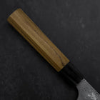 Petty SG-2 Damascus Buffalo Teak Handle 120mm (4.7”)-[Musashi]-[Japan-Küchenmesser]
