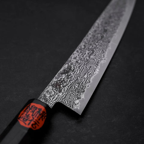 Petty SG-2 Damascus Ebony Handle 150mm (5.9”)-[Musashi]-[Japan-Küchenmesser]