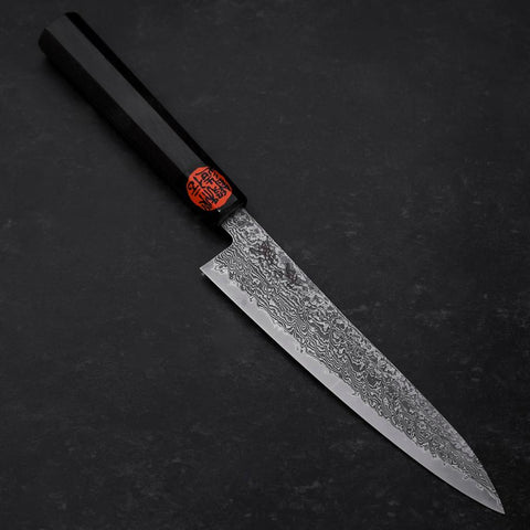 Petty SG-2 Damascus Ebony Handle 150mm (5.9”)-[Musashi]-[Japan-Küchenmesser]
