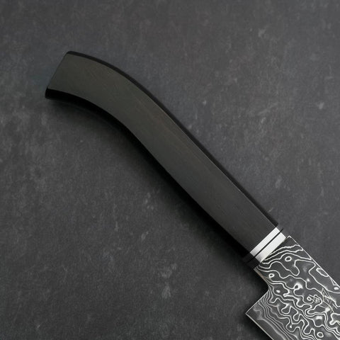 Petty SG-2 Damast Büffelhorn und Kastanienholz Griff 150mm-[Musashi]-[Japan-Küchenmesser]