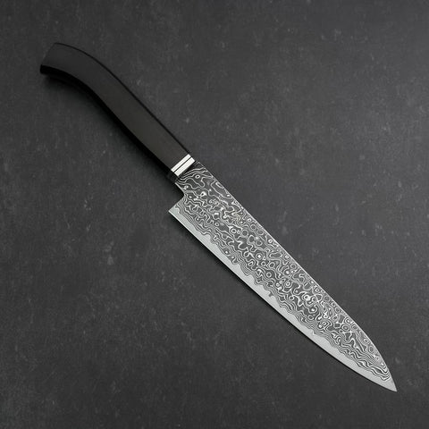 Petty SG-2 Damast Büffelhorn und Kastanienholz Griff 150mm-[Musashi]-[Japan-Küchenmesser]