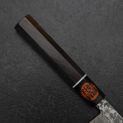 Petty SG-2 Damast Ebenholz Griff 135mm-[Musashi]-[Japan-Küchenmesser]