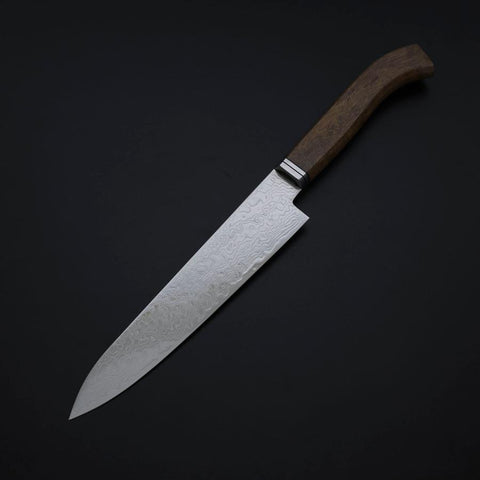 Petty SG-2 Damast Westlicher Goldener Ebenholz Griff 155mm-[Musashi]-[Japan-Küchenmesser]