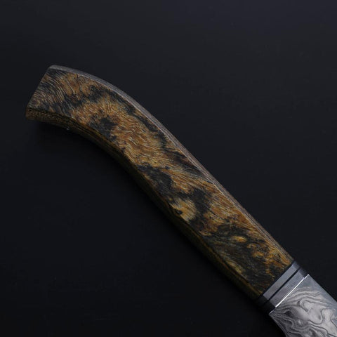 Petty SG-2 Damast Westlicher Goldener Ebenholz Griff 155mm-[Musashi]-[Japan-Küchenmesser]