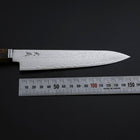 Petty SG-2 Damast Westlicher Goldener Ebenholz Griff 155mm-[Musashi]-[Japan-Küchenmesser]