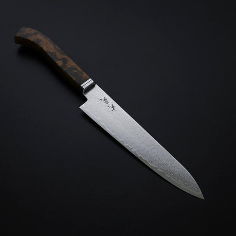 Petty SG-2 Damast Westlicher Goldener Ebenholz Griff 155mm-[Musashi]-[Japan-Küchenmesser]