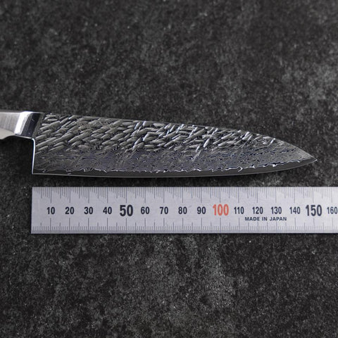 Petty SG-2 Kagami Tsuchime Damast Oktagonaler Mahagoni Griff 150mm-[Musashi]-[Japan-Küchenmesser]