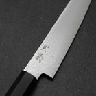 Petty SG-2 Nickel Damast Ebenholz Griff 150mm-[Musashi]-[Japan-Küchenmesser]