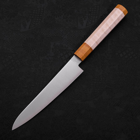 Petty SG-2 Poliert Gelber Ahornholz Griff 150mm-[Musashi]-[Japan-Küchenmesser]