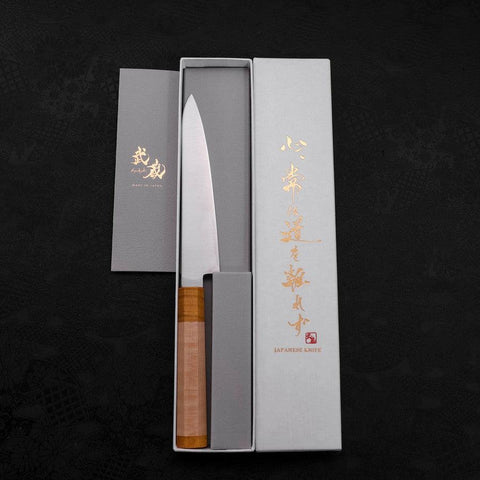 Petty SG-2 Poliert Gelber Ahornholz Griff 150mm-[Musashi]-[Japan-Küchenmesser]
