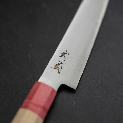 Petty SG-2 Polished Maple Red Handle 150mm (5.9”)-[Musashi]-[Japan-Küchenmesser]